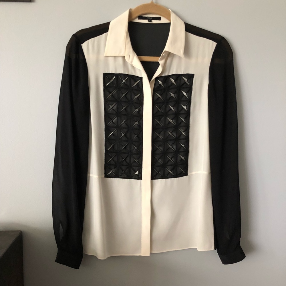 Tibi button up blouse